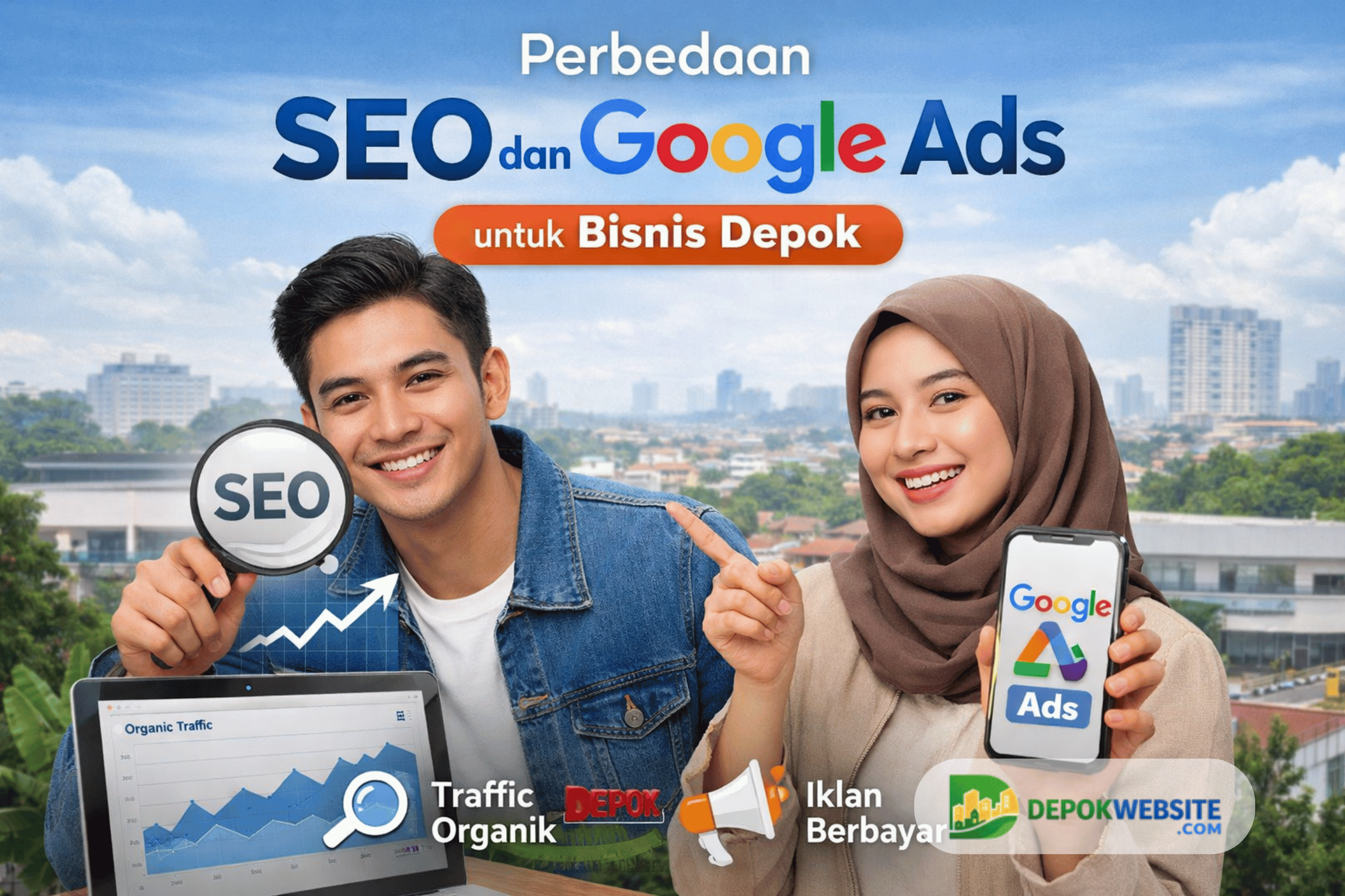 Perbedaan SEO dan Google Ads untuk Bisnis Depok